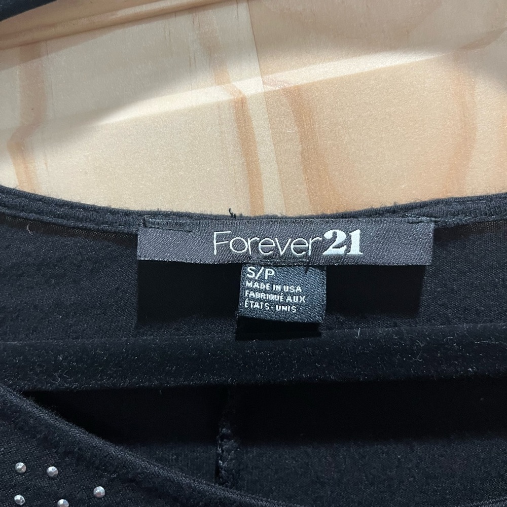 Flowy, rhinestone crop top